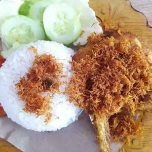 Nasi Ayam Serundeng